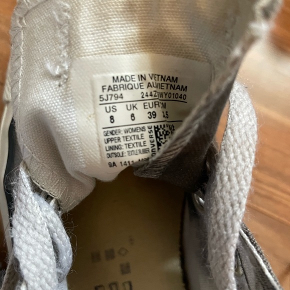 Classic Gray Converse - Picture 4 of 4